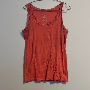 Pink sleeveless shirt